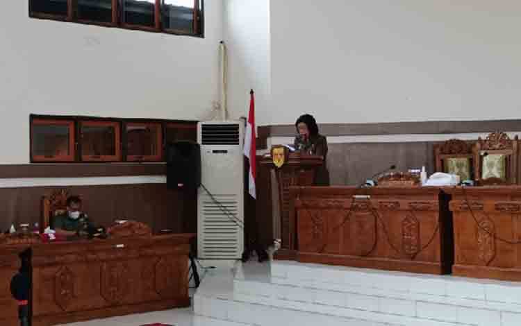 Bupati Gunung Mas BerikanTanggapan Terhadap Usulan Fraksi PDIP DPRD Ini