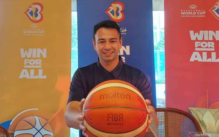Raffi Ahmad jadi Duta Piala Dunia Bola Basket FIBA 2023