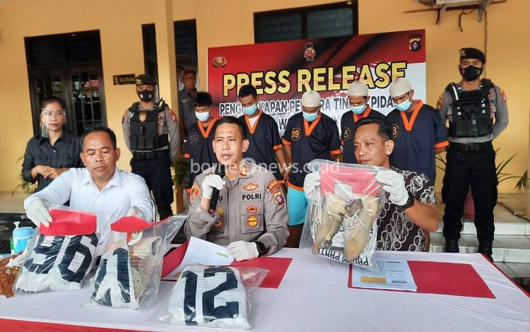 5 Pelaku Pengeroyokan pada Turnamen Kotawaringin Cup 2022 Digelandang ke Polres Kobar