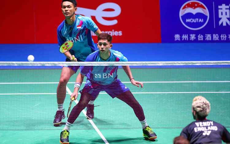 Indonesia Sisakan Dua Ganda Putra pada Semifinal Kejuaraan Dunia 2022