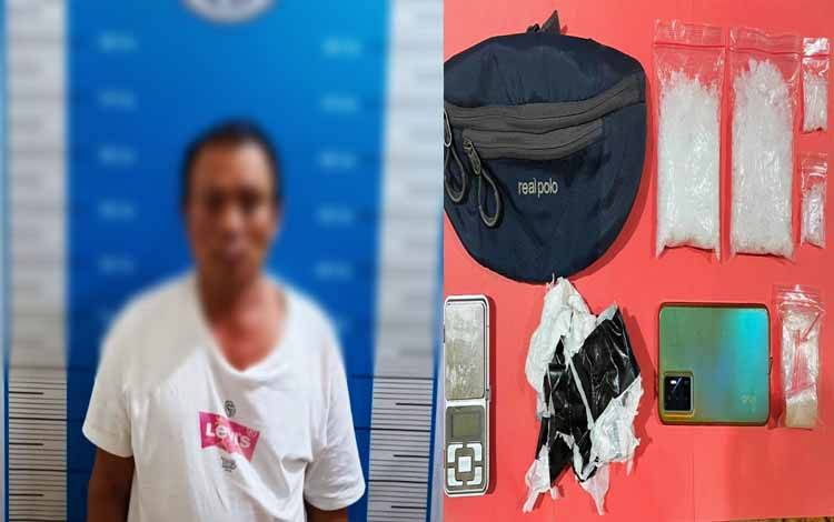 Polresta Palangka Raya Sita Lebih 210 Gram Sabu dari Pria Paruh Baya