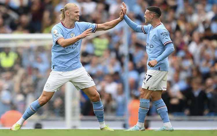 3 Gol Erling Halaand Bantu City Kalahkan Crystal Palace 4-2