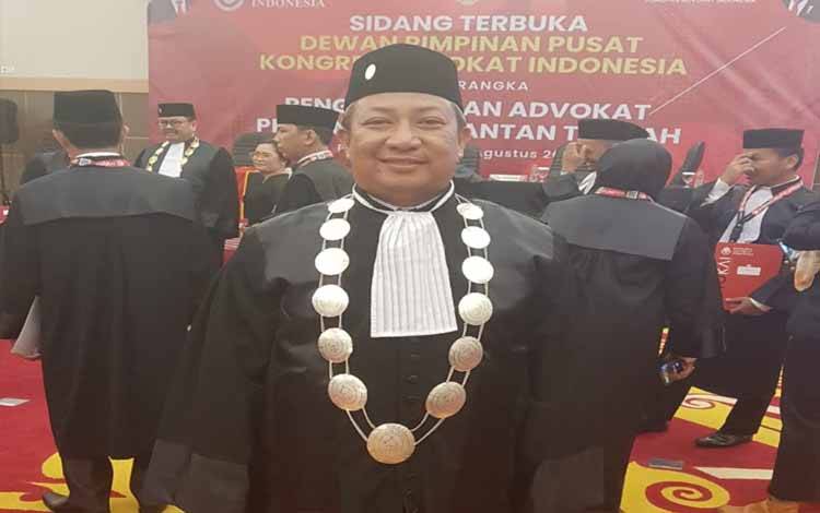 Ini Pesan Presiden KAI saat Mengangkat 20 Advokat Baru di Kalteng