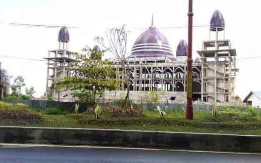 Masjid Kubah Kecubung Palangka Raya Ditarget Rampung Tahun Depan