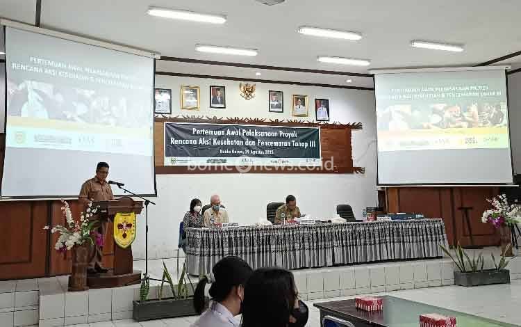 Pemkab Gunung Mas Siap Bekerjasama dalam Program Health and Pollution Action Plan