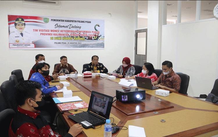 PPID Utama Pulang Pisau Terima Kunjungan Komisi Informasi Kalteng Dalam Rangka ini