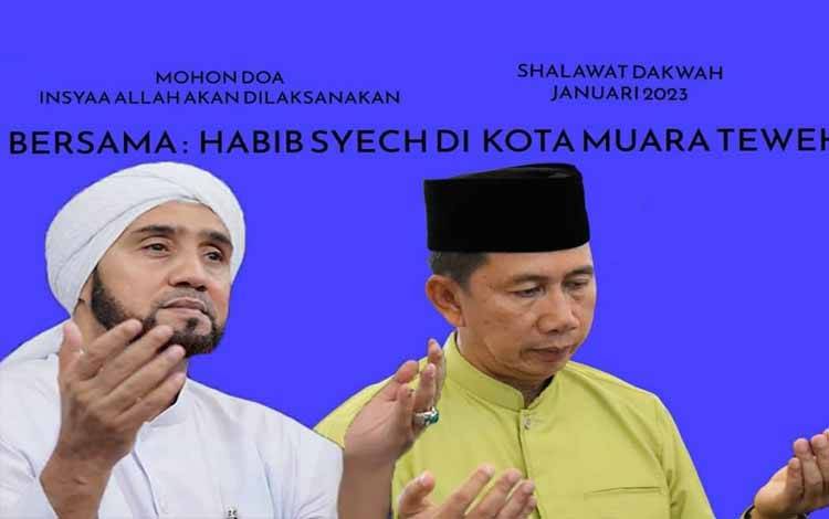Habib Syech akan Bershalawat Dakwah di Muara Teweh