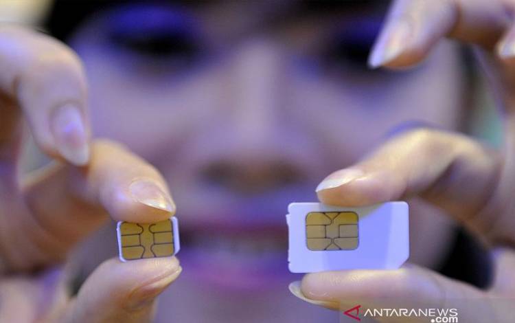 Ilustrasi- Kartu SIM (Subscriber Identity Module). ANTARA FOTO/Prasetyo Utomo/Spt. (ANTARA FOTO/PRASETYO UTOMO)