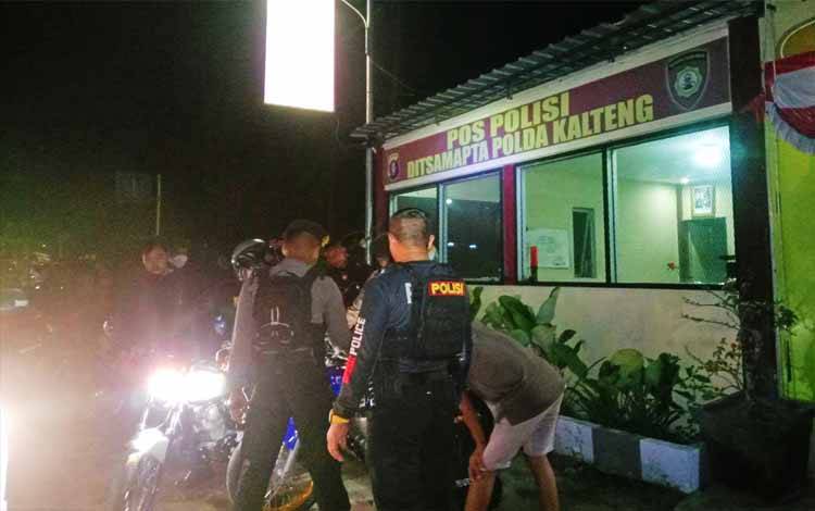 8 Motor Knalpot Brong di Palangka Raya Diamankan Polisi