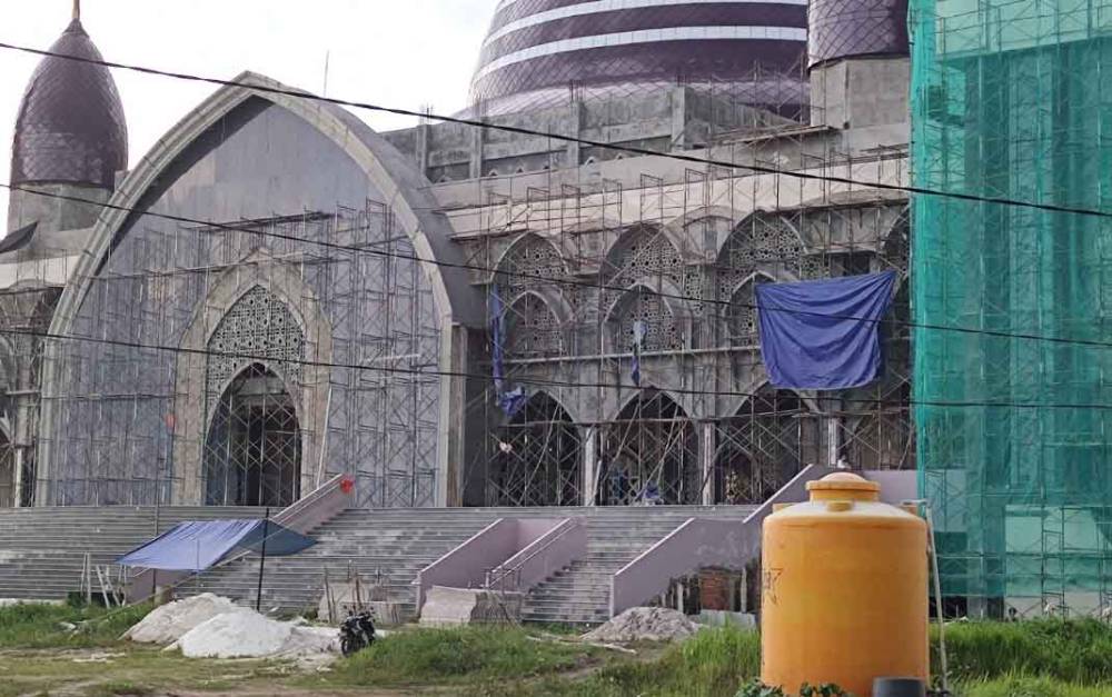 Selesainya Masjid Kecubung Dinilai akan Mempercantik Kota Palangka Raya
