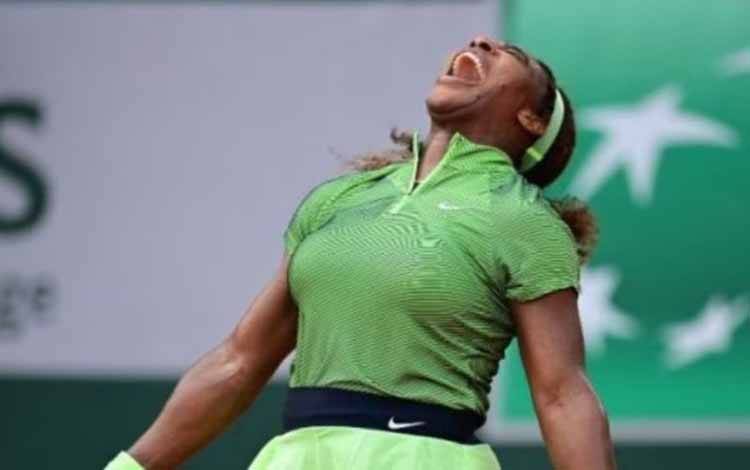 Petenis Amerika Serikat, Serena Williams. (AFP/MARTIN BUREAU)