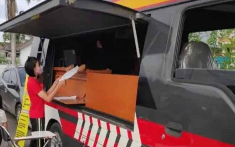 Pelayanan Keliling SPKT Polres Kapuas Sasar Car Free Day