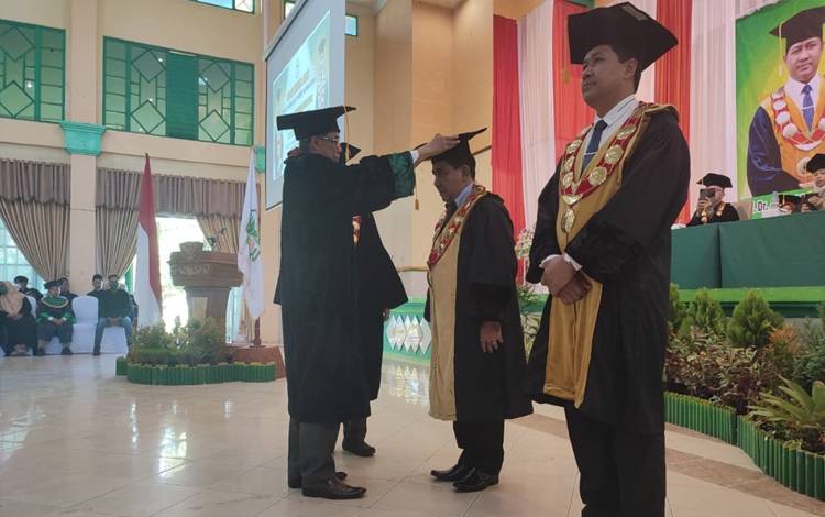 Wagub Kalteng Hadiri Pengukuhan Guru Besar IAIN Palangka Raya