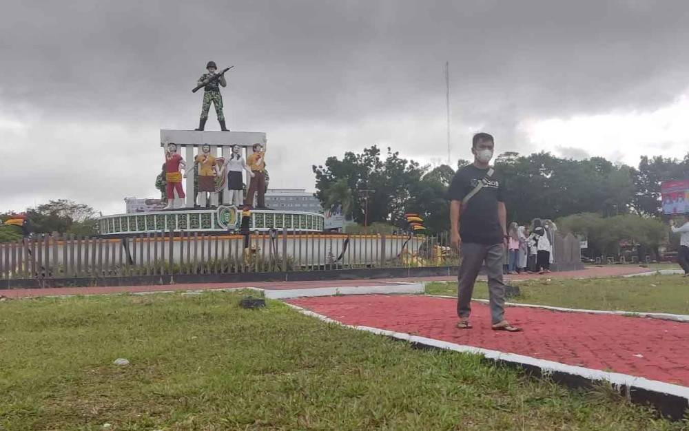 Renovasi Bundaran Besar Palangka Raya Dapat Respon Positif, Begini Kata Seorang Seniman