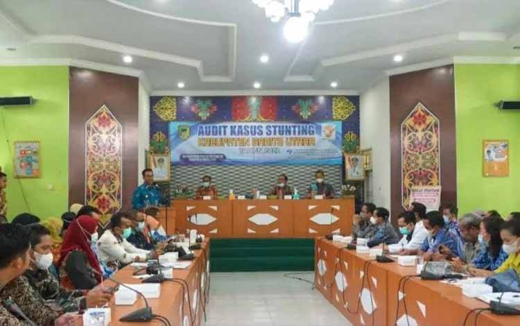 Wakil Bupati Barito Utara Buka Rapat Audit Kasus Stunting Tingkat Kabupaten?
