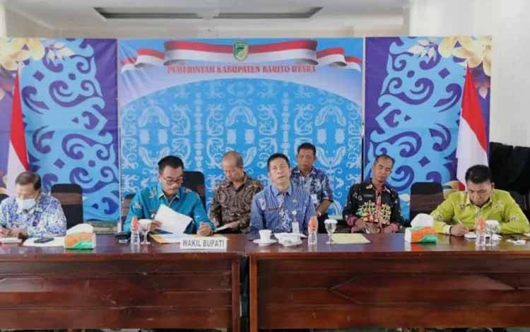 Pemkab Barito Utara Ikuti Vidcon Rakornas Penguatan BUMD