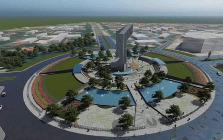 Pemenang Sayembara Desain Renovasi Bundaran Besar Palangka Raya Usung Tema Sandya Pastika