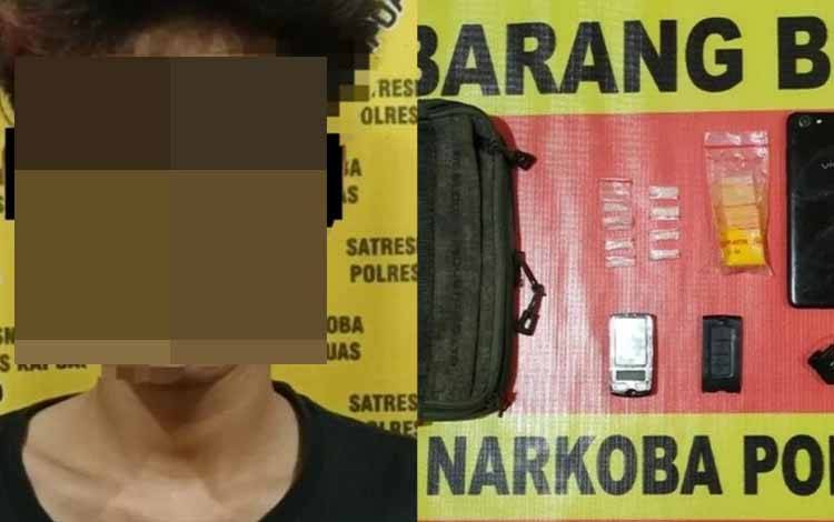 Kedapatan Bawa Sabu, Pemuda Ini Ditangkap Satresnarkoba Polres Kapuas