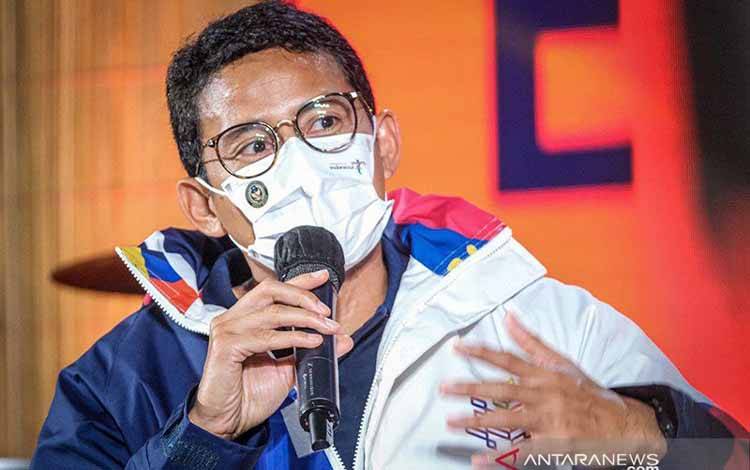 Menteri Pariwisata dan Ekonomi Kreatif Sandiaga Salahuddin Uno . ANTARA/Handout/aa.