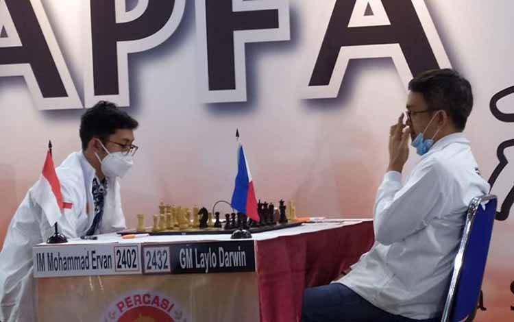 IM Ervan Selangkah Lagi Menangi Duel Lawan Pecatur Filipina