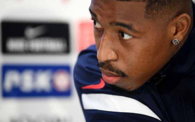Bek timnas Prancis dan Paris Saint Germain Presnel Kimpembe dalam foto 5 Juni 2022. (Photo by FRANCK FIFE / AFP) (AFP/FRANCK FIFE)