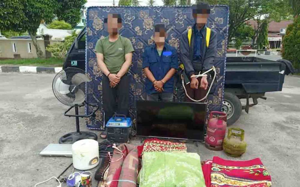 Polisi Tangkap 3 Pemuda Pembobol Rumah Kosong