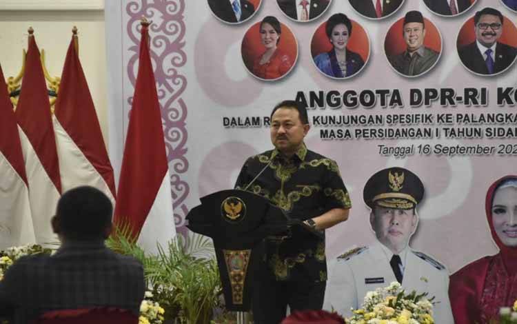 DPR RI Apresiasi Sambutan Gubernur Kalteng