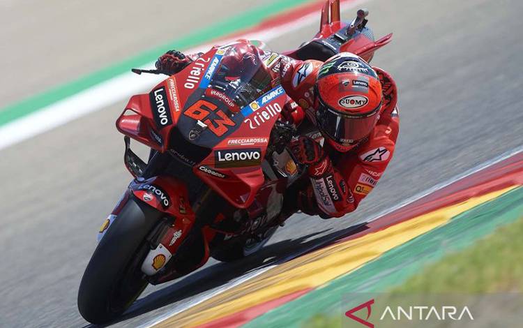 Bagnaia Rebut Pole GP Aragon, Ducati Kuasai Baris Terdepan