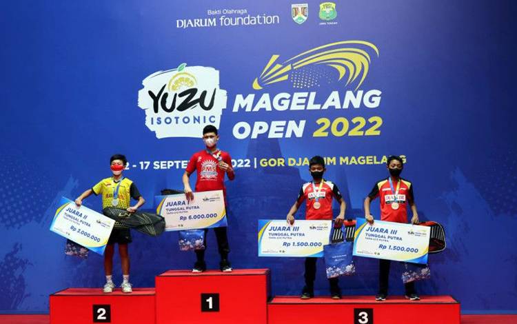 Atlet Muda PB Djarum Dominasi Podium Magelang Open 2022