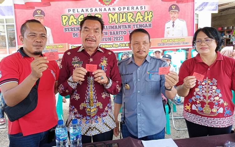 Pemkab Barito Timur Luncurkan Operasi Pasar Murah Serentak
