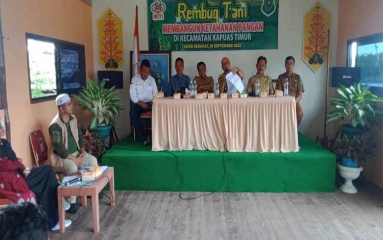Rembuk Tani Digelar di Kecamatan Kapuas Timur, Ini Tujuannya