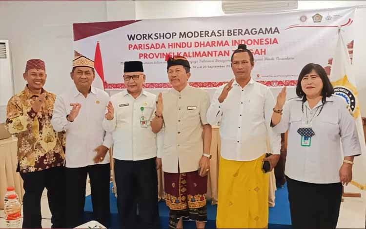 PHDI Kalteng Gelar Workshop Moderasi Wujudkan Keharmonisan Beragama, Senin 19 September 2022. (POTO : PARLIN TAMBUNAN)