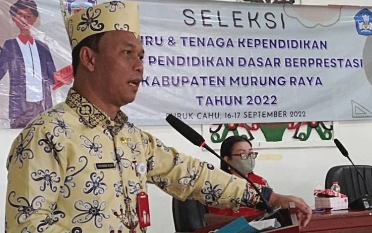 Disdik Murung Raya Gelar Seleksi Guru Berprestasi
