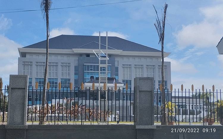 Kantor Perwakilan Bank Indonesia Provinsi Kalimantan Tengah yang baru selesai dibangun namun belum diresmikan. (FOTO: TESTI PRISCILLA)