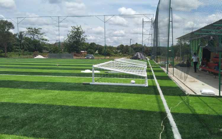 Warga Gembira Sambut Hadirnya Lapangan Sepak Bola Mini di Kasongan
