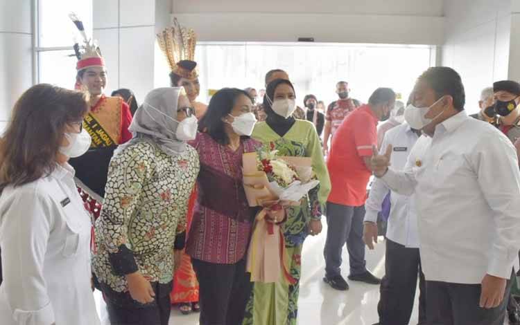 Wagub Kalteng Sambut Kedatangan Menteri P2PA