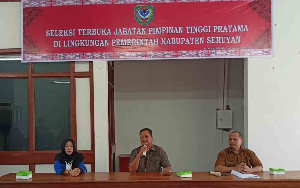 Puluhan Peserta Ikuti Seleksi Jabatan Pimpinan Tinggi Pratama di Seruyan