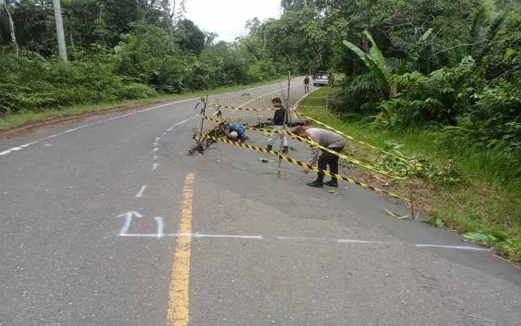 Jalan Sei Hanyo - Kuala Kurun Longsor, Camat Kapuas Hulu Imbau Pengguna Jalan Hati-hati