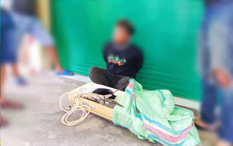Modus Jadi Pemulung, Maling Gasak AC di Komplek Bumi Palangka 2