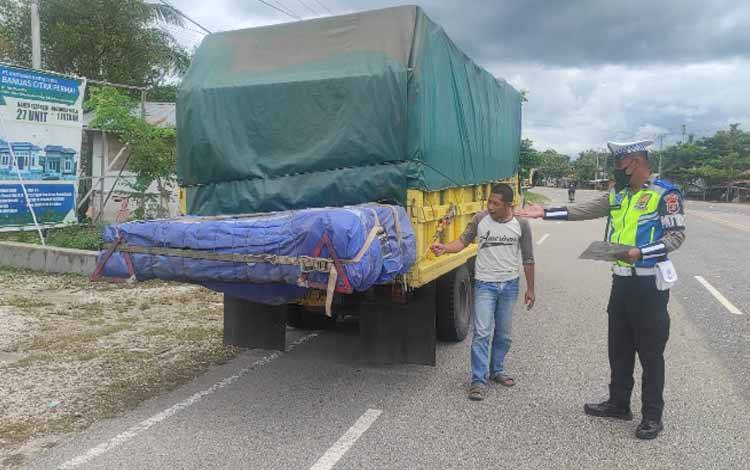 Polres Katingan Tindak Pengendara Odol