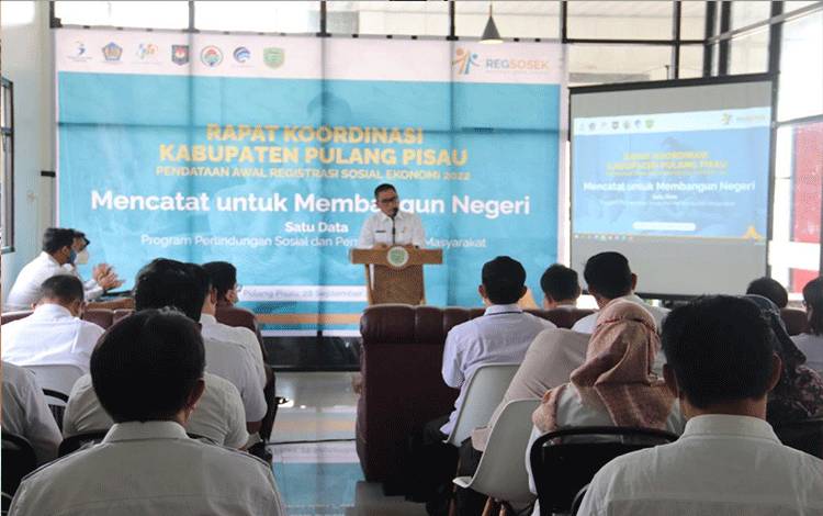 Pemkab Pulang Pisau Gelar Rakor Regsosek 2022
