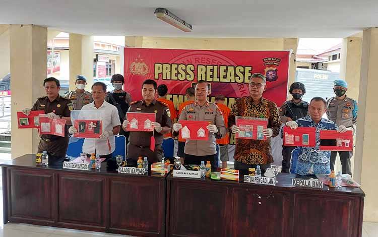 Satresnarkoba Polres Kapuas Ungkap 48 Kasus sejak Januari - September 2022
