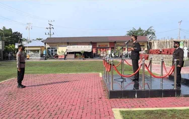 Begini Pesan Kapolres Kapuas saat Pimpin Upacara Peringati Hari Kesaktian Pancasila
