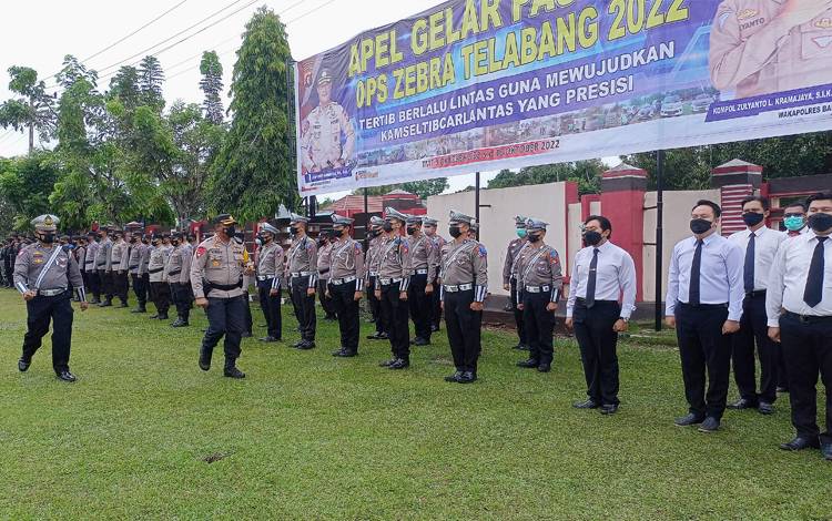Operasi Zebra Telabang Dimulai, Polres Barito Timur Adakan Apel Gelar Pasukan