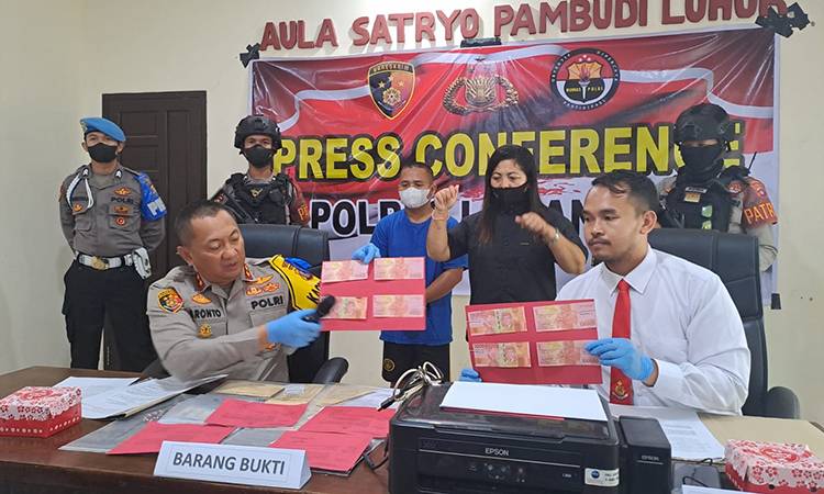 Mandor Sawit Cetak dan Edarkan Uang Palsu