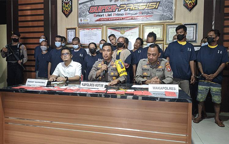 Polres Kotim Tangkap 28 Orang Selama 25 Hari Operasi Antik 2022