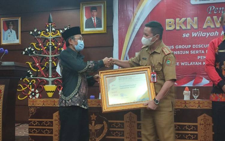 Pemprov Kalteng Raih Penghargaan Special Mention Komitmen