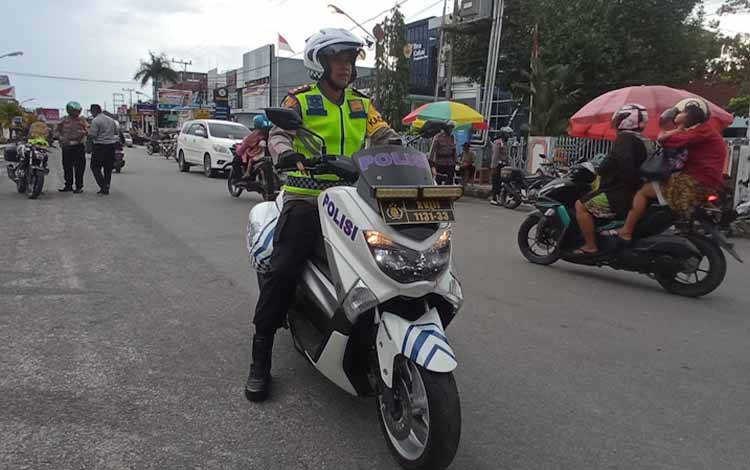Kapolres Kobar bersama Jajaran Cek Rute Jelang Pawai Nasi Adab