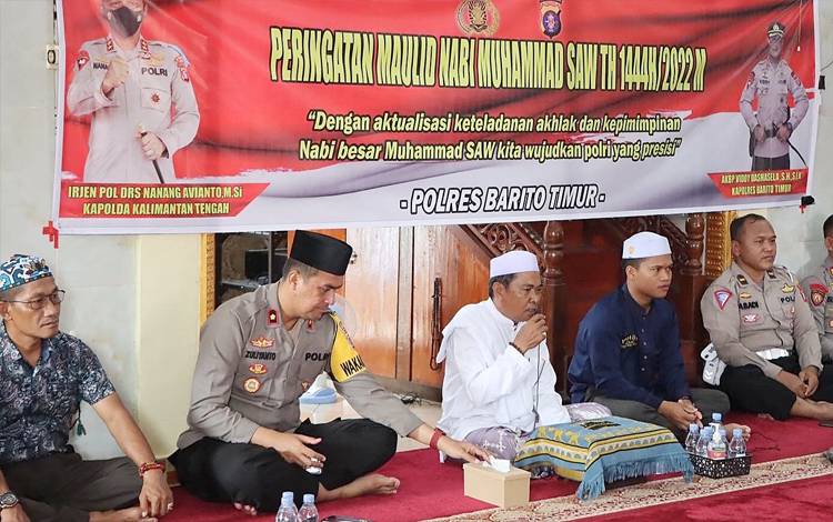 Polres Barito Timur Peringati Maulid Nabi Muhammad SAW
