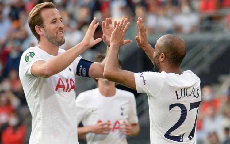 Harry Kane Bawa Spurs atasi Brighton 1-0